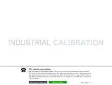 Tablet Screenshot of industrialcalibration.co.uk